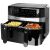 Emerio Heißluftfritteuse, Smart Fryer, 4,5+4,5L, Cool touch 136671494