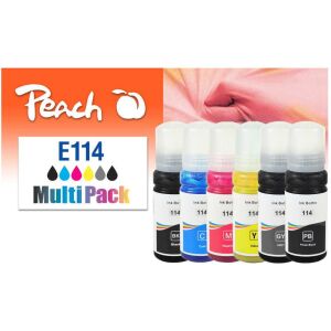 Peach 321706 cartușe cu cerneală 6 buc. Compatibil Productivitate Standard Negru, Cyan, Gri, Magenta, Galben (PI200-941) 136671861 - Consumabile pentru imprimantă