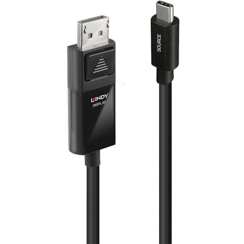 Lindy 43343 Video-Konverterkabel 3 M USB Typ C auf DisplayPort Schwarz (43343) 136673380