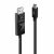 Lindy 43343 Video-Konverterkabel 3 M USB Typ C auf DisplayPort Schwarz (43343) 136673380