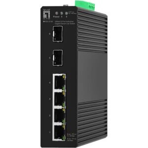 LevelOne IGS-2106 Ipari Gigabit Ethernet Switch - 4 Port + 2 SFP 136673663 - LevelOne