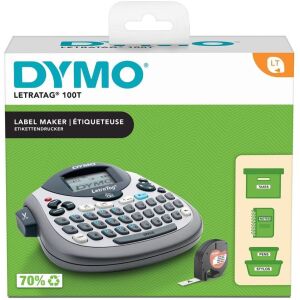 Imprimanta termica Dymo LetraTag LT-100T, editare eticheta pe 2 randuri, printare direct termica sau transfer termic, 2174591 (2174591) 136673840 - Dymo