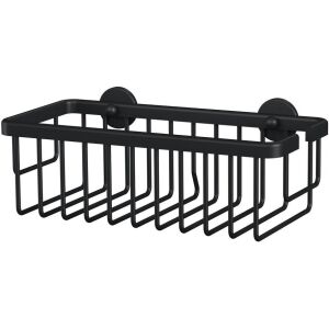 TESA 40567-00000-00 MOON BLACK Duschablage Klebstoff Schwarz matt 136676649 - Półka łazienkowa