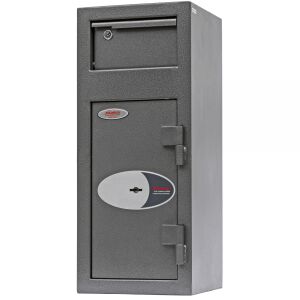Phoenix SS0992KD Kulcszáras pénztáros széf Zárható letéti nyílással - Szürke (SS0992KD)