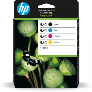 HP 924 Multipack tintapatron - fekete, cián, magenta, sárga. - Irodaszer & Írószer
