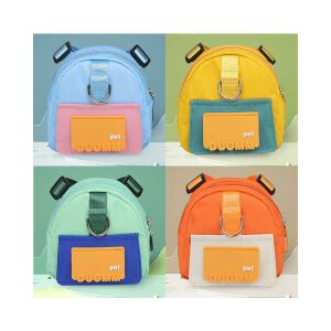 Kutya hátizsák hám pórázzal - S - zöld