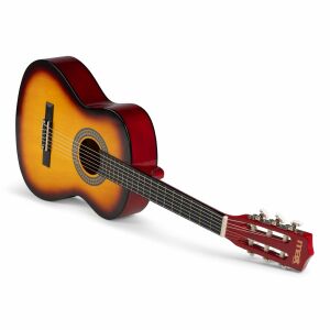 Max SoloArt Junior 3/4 Sunburst Klasszikus gitár ferde nézet - Hangszer