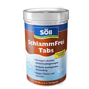 Söll SchlammFrei Tabs 6 db -Iszaptalanító tabletták 136683501 - Kerti tó vízkezelő