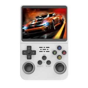 Преносима игрална конзола R36S - бяла - Конзола за игри