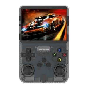 R36S Tragbare Spielekonsole mit 3,5-Zoll-Bildschirm, schwarz - Gaming