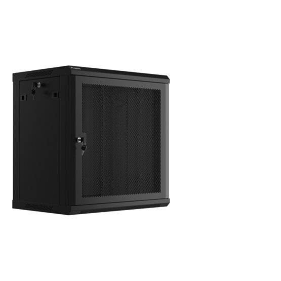 Lanberg 19" fali rack szekrény 12U/600X450 perforált ajtó, l...
