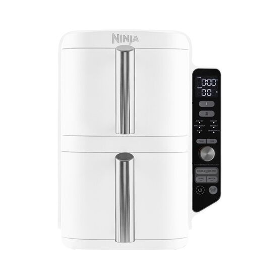 Ninja 9,5L Emeletes Dual Zone forrólevegős sütő - SL400EUWH - Fehér