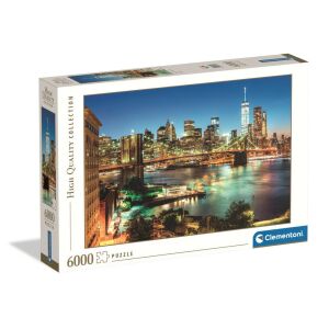 Clementoni New York Brooklyn Bridge Éjszakai Fényei - 6000 db-os puzzle 136713144 - Clementoni