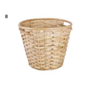 Természetes Rattan tároló kosár, 30cm, fogantyúkkal - Tárolódoboz & kosár