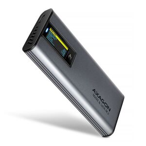 Axagon EEM2-SD2 USB-C 10Gbps M.2 NVMe/SATA SSD Külső Ház Kijelzővel 138865768 - AXAGON