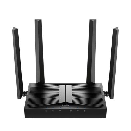 CUDY WR3600 kétsávos BE3600 Gigabit WIFI 7 fekete Router