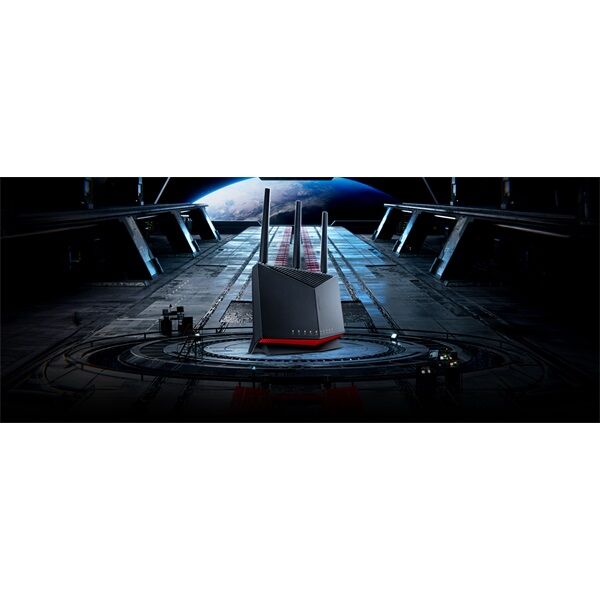 Asus wireless router dual band be6800 2xwan/lan(1x10gbps/1x2.5gbp...