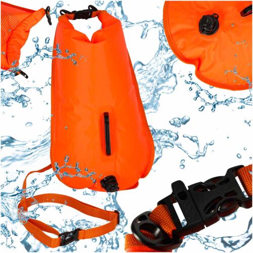 Плуваща буй спасителна буйка сух джоб свирка 28л 136719837