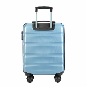 BONTOUR WAVE Ledeno plava kabinska torba na 4 kotača, pogled sprijeda - Pribor za oblačenje