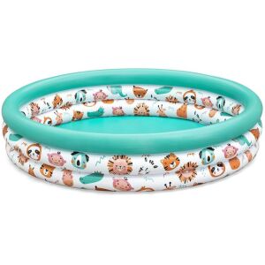 BESTWAY Safari Pals felfújható gyerekmedence, 122x25 cm, szafari állat mintával - Bestway Gyerekmedence & Pancsoló