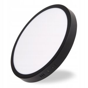 Plafoniera LED Proma 0775-LVT, rotunda, 24W, 1920lm, lumina neutra, IP20, alba+negara, Masterled 136720798 - Lămpi și iluminat