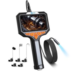 Priemyselná automobilová inšpekčná kamera iUni VC43-RD, 4,3" IPS obrazovka, polotuhý kábel, dĺžka 2 m, 1080P, 8 nastaviteľných LED diód, 8 mm objektív, vodotesnosť IP67, 2600 mAh 136721945 - IUni