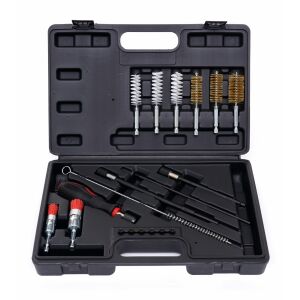 Комплект четки за почистване на инжектори Kraft&Dele KD10049, отворен куфар - Набор от инструменти