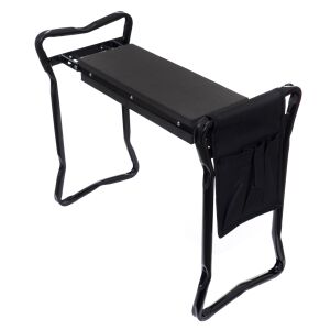 Kraft&Dele KD10634 Градински стол за колене с подплатена възглавница и чанта за инструменти - Градински стол