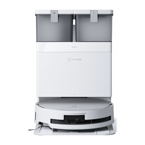 Robot de aspirare Ecovacs DEEBOT X8 OMNI, 18000Pa, baterie Li-Ion 6400mAh, capacitatea rezervorului de apa 110ml, capacitatea cosului de praf 220ml, capacitate rezervor statie pentru apa murd