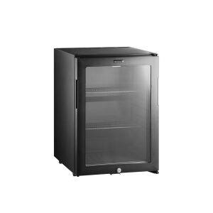 Черен мини хладилник TEFCOLD TM44G-1, 35 литра, със стъклена врата - Мини хладилник