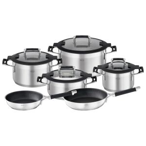 Set de vase din oțel inoxidabil Rosle Silence Pro, 6 piese - Veselă