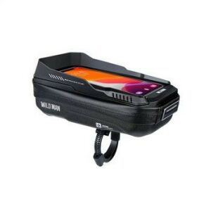WILDMAN kerékpártáska kormányra zárral 0,6L (4" - 7") XT3 fekete 136729255 - Kerékpár kiegészítő