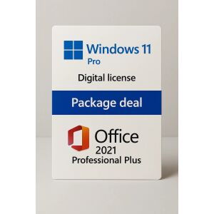 Microsoft Windows 11 Pro + Office 2021 Pro Plus Digitálna licencia Balík - Kancelárske softvéry