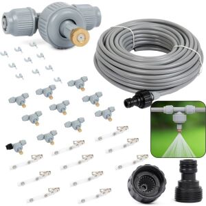 Zestaw Kerti vízfüggöny pára PRO 20m z dyszami, wężem i złączkami - Sternhoff