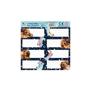 Cleo és Frank 8 db-os füzetcímke (NNZCF44) 136741969 - Füzetcímke