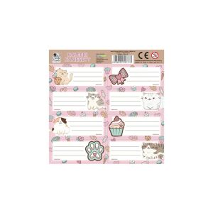 Cleo és Frank 8 db-os füzetcímke (NNZCF45) 136741984 - Füzetcímke