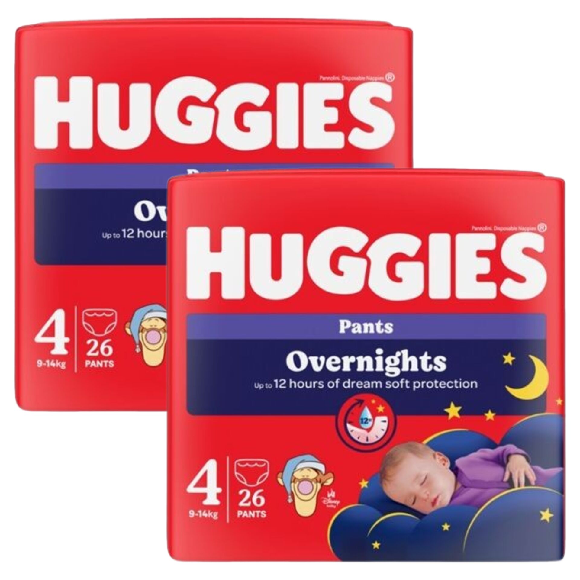 Huggies Overnight Pants Bugyipelenka 9-14kg Maxi 4 (52db)