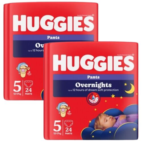 Huggies Overnight Pants Éjszakai Bugyipelenka Max 5 (12-17kg) 48 darabos csomag