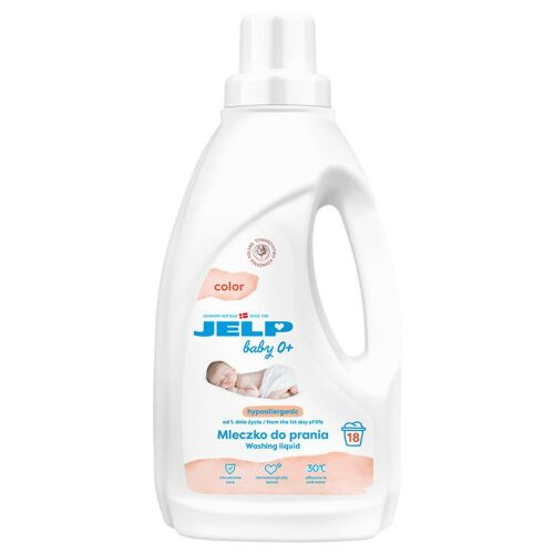 JELP Baby 0+ Hipoallergén Mosószer Color 1,5L (18 mosás)