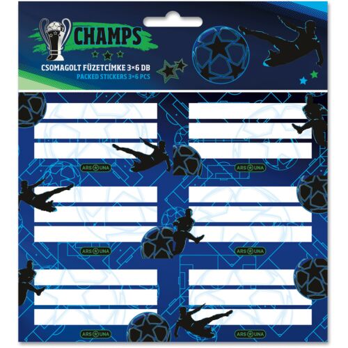 Focis füzetcímke 18 db, Champs 136745659