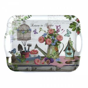 xTálca füles műa. Vissza a természetbe 35,5X25,5X2,2cm M40185 136745848 - Tálca