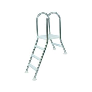 Zweistufige Edelstahlleiter 3 + 3 Stufen, bis 1,0 m Höhe 136750784 - Pool-Zubehör