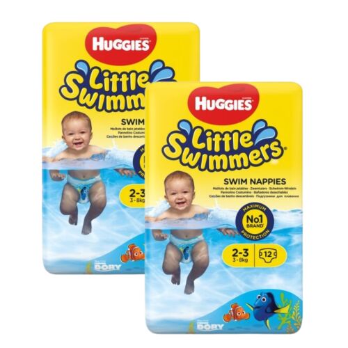 Huggies Little Swimmers Mărimea 2-3 (3-8kg) Scutece de înot de unică folosință, pachet de 24 bucăți