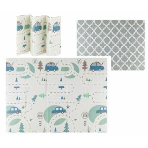 PETITE&MARS Campy Cars & Arabesca összecsukható játszószőnyeg, kétoldalas kialakítás - Petite&Mars