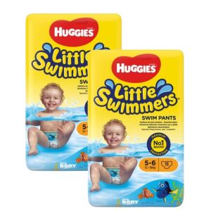 Huggies Little Swimmers swim diapers, Junior size 5-6 (12-18kg), 22 count pack - Huggies