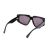 Max Mara MM0125 01A női fekete macskaszemüveg, hátsó nézet