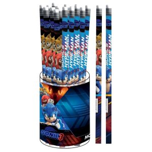 Sonic a sündisznó Hype Man HB grafit ceruza radír véggel
