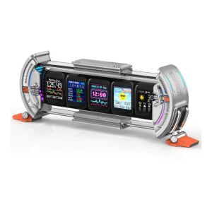 DIVOOM Times Gate, Cyberpunk Digitális LCD kijelző, szürke (6958444604053) 136773359 - Divoom