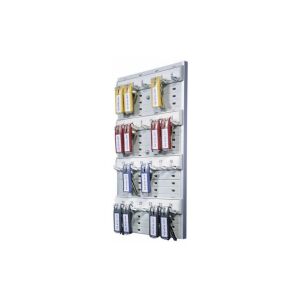 Durable Kulcstartó KEY BOARD 24 - 1956 195610 Kampók száma 24 Ezüst (195610)