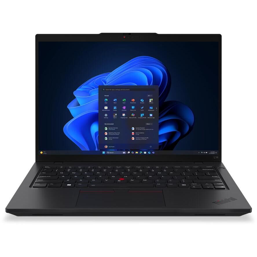 Lenovo ThinkPad L14 Gen 6 (Intel) Intel Core Ultra 5 225U Laptop 35,6 cm (14") WUXGA 16 GB DDR5-SDRAM 512 GB SSD Wi-Fi 6E (802.11ax) Windows 11 Pro Włoski Czarny
